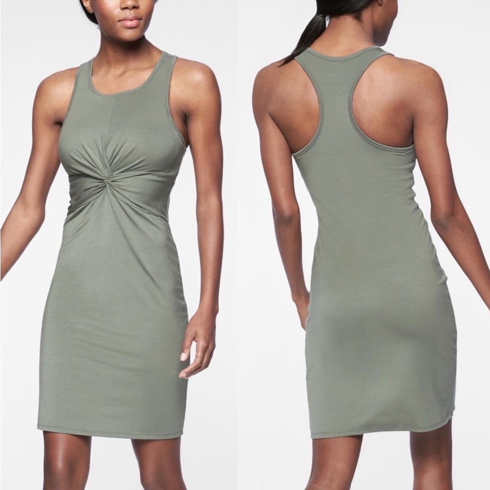 ATHLETA Sport dress. Size Medium. Like new. Only work once. Gray/green color